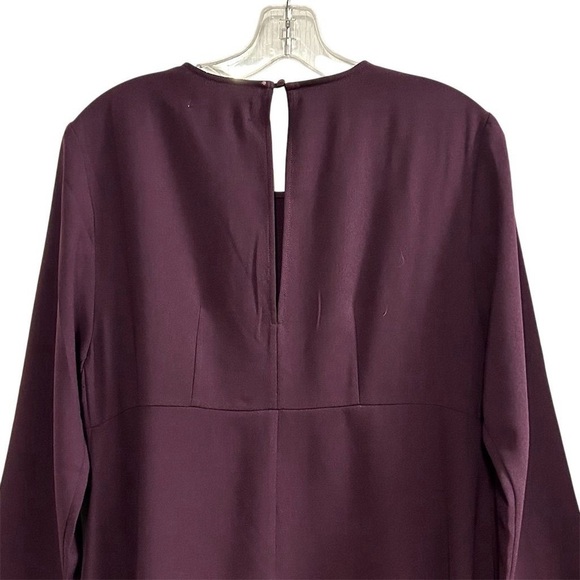 Philosophy Women's Long Sleeve Purple Knee Length Shift Dress Size L - Picture 11 of 12